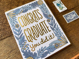 Floral Graduation Card