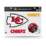 KC Chiefs Team Magnet Set