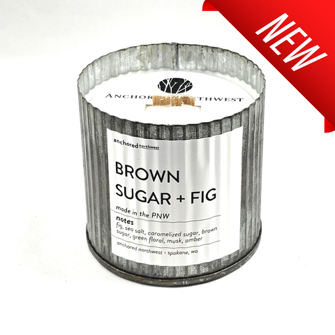 Rustic Vintage Candle - Brown Sugar + Fig