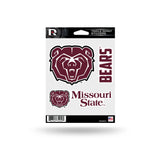 Missouri State Bears Triple Spirit Stickers