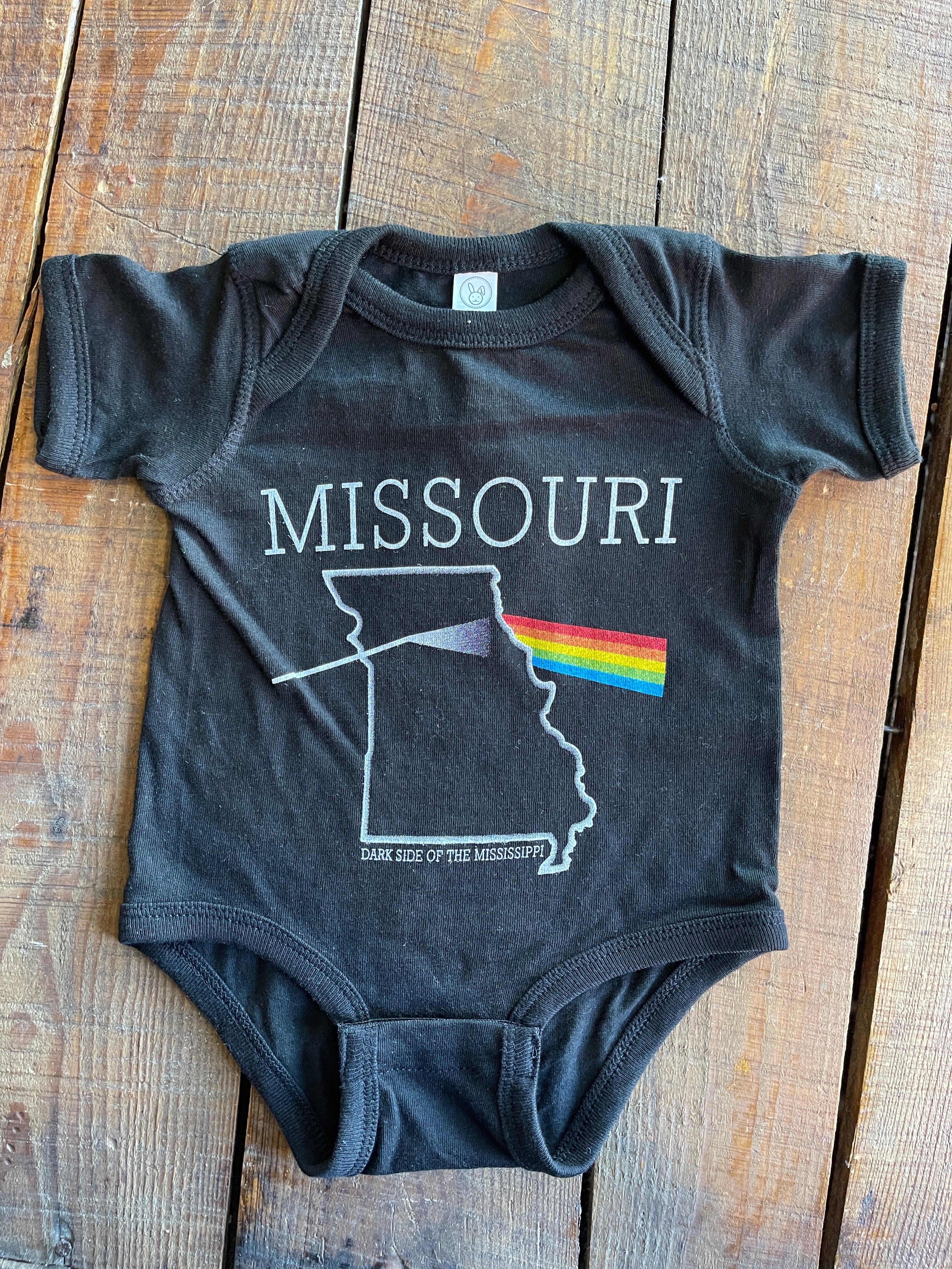 Dark Side of the Mississippi Onesie