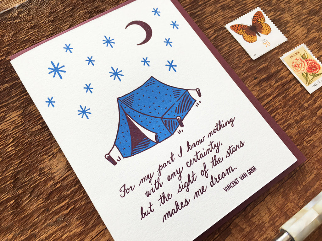 Van Gogh Quote Card